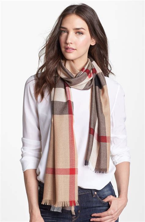 target scarves burberry|Burberry check scarf.